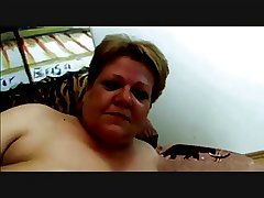 Horny Fat Granny fucked hard in Couch